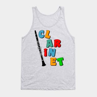 Colorful Clarinet Tank Top